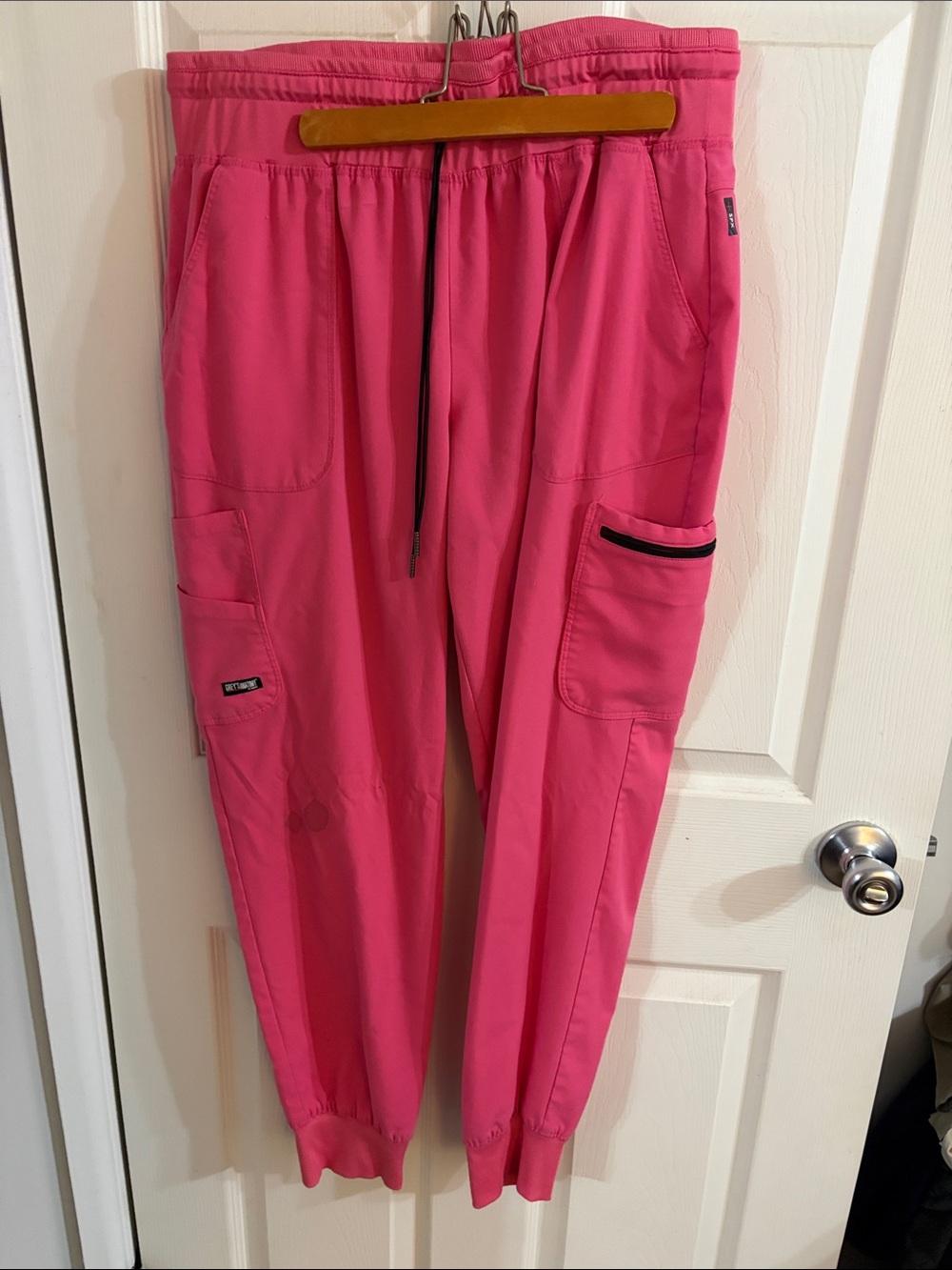 Grey Anatomy scrub Pink Cargo Jogger Scrub Pants